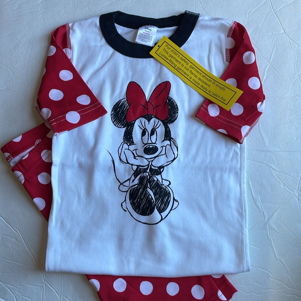 NWT size 10 Hanna Andersson Disney Minnie Mouse Kids Pajamas